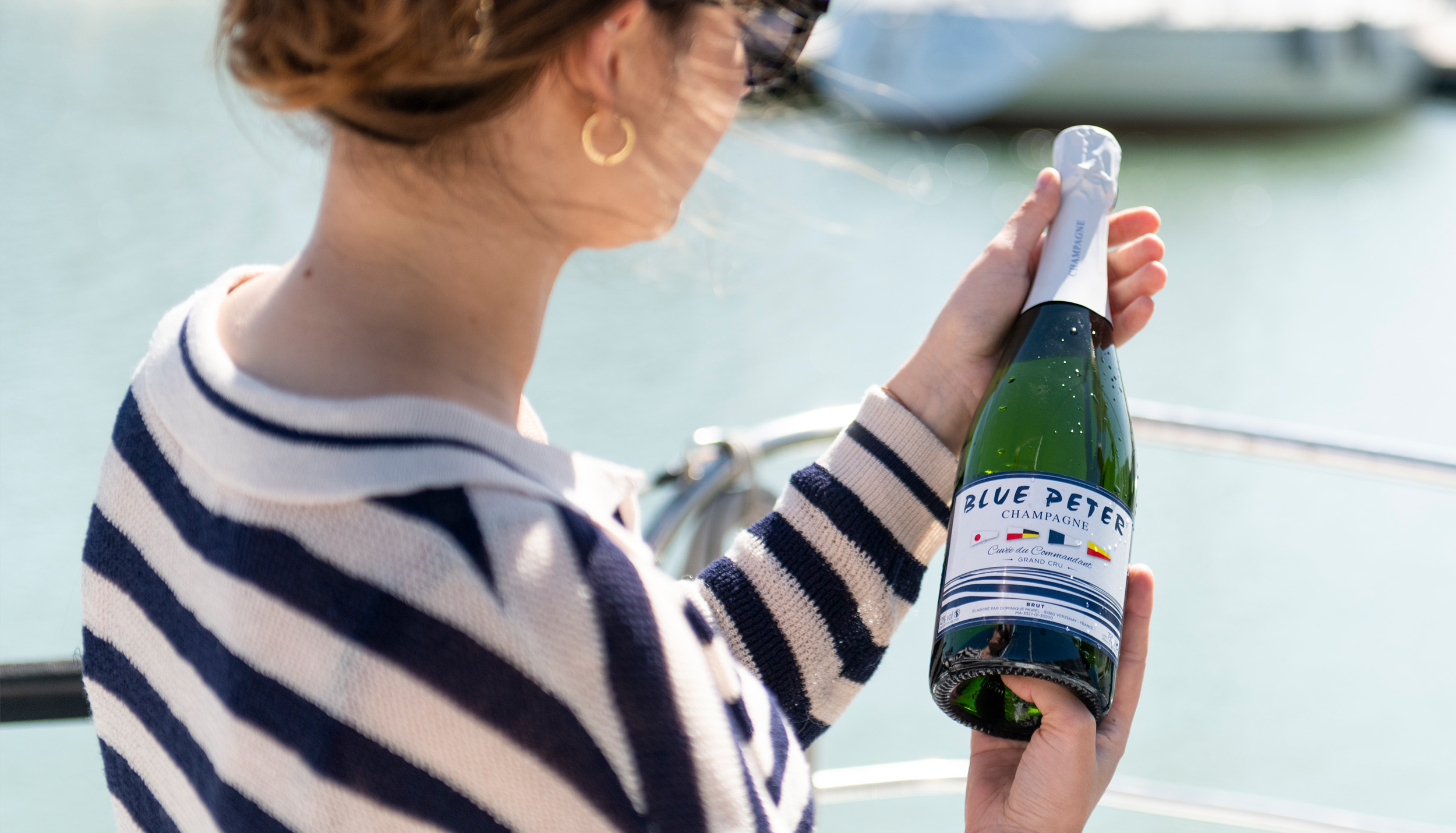 Blue peter fles gepresenteerd